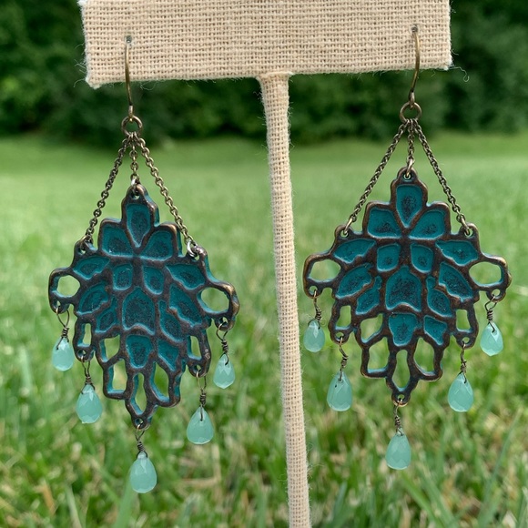 Chloe + Isabel Jewelry - Chloe + Isabel Patina Chandelier Drop Earrings
